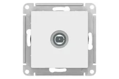 Розетка TV Systeme Electric ATLASDESIGN белая 37218