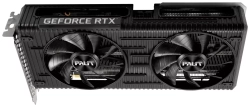 Видеокарта Palit RTX3060Ti 8192Mb  PCI-E RTX3060Ti 8GB DUAL OC GDDR6 256b, HDMI DPx3 (RET) NE6306TS19P2-190AD