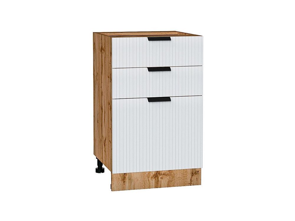 Шкаф нижний с 3-мя ящиками Евро Лайн