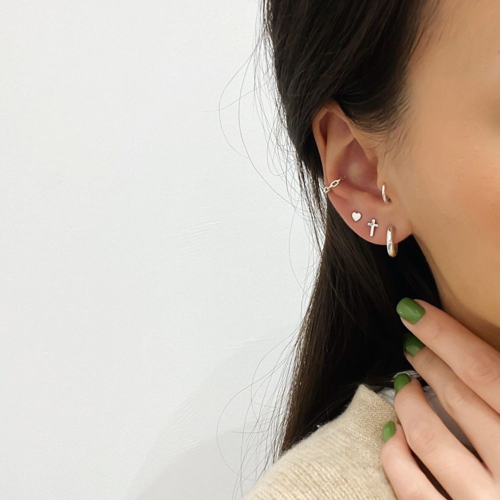 Моносерьга Cross