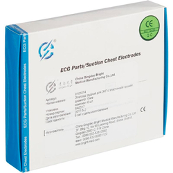 Электроды для ЭКГ многоразовые детские грудные с винтом и зажимом 15-18 мм 6 шт