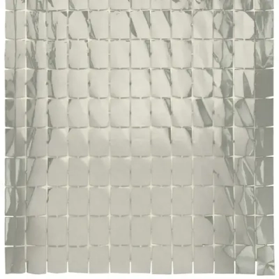 Занавес фольгированный «Прямоугольник» ш1м, в2м (глянец), шампань