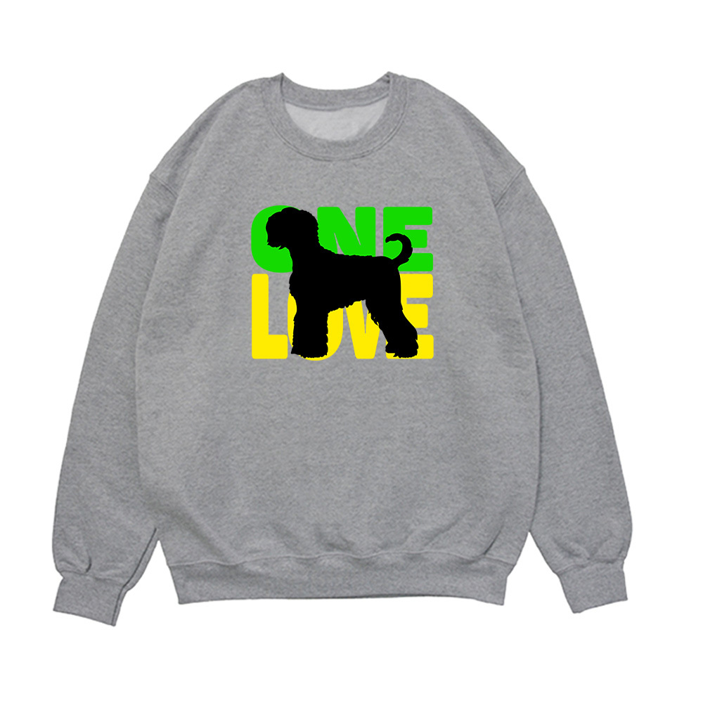 Свитшот "Черный терьер - ONE LOVE"