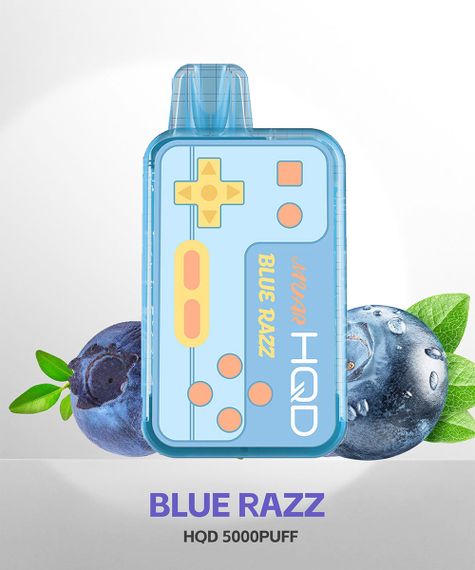 HQD MVAR 5000 - Blue Razz (5% nic)