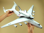 Модель самолета Ан-225 (М1:144, "МРIЯ" с Бураном, СССР-82060)