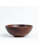 Деревянная тарелка из Кедра коллекция "Лотос"