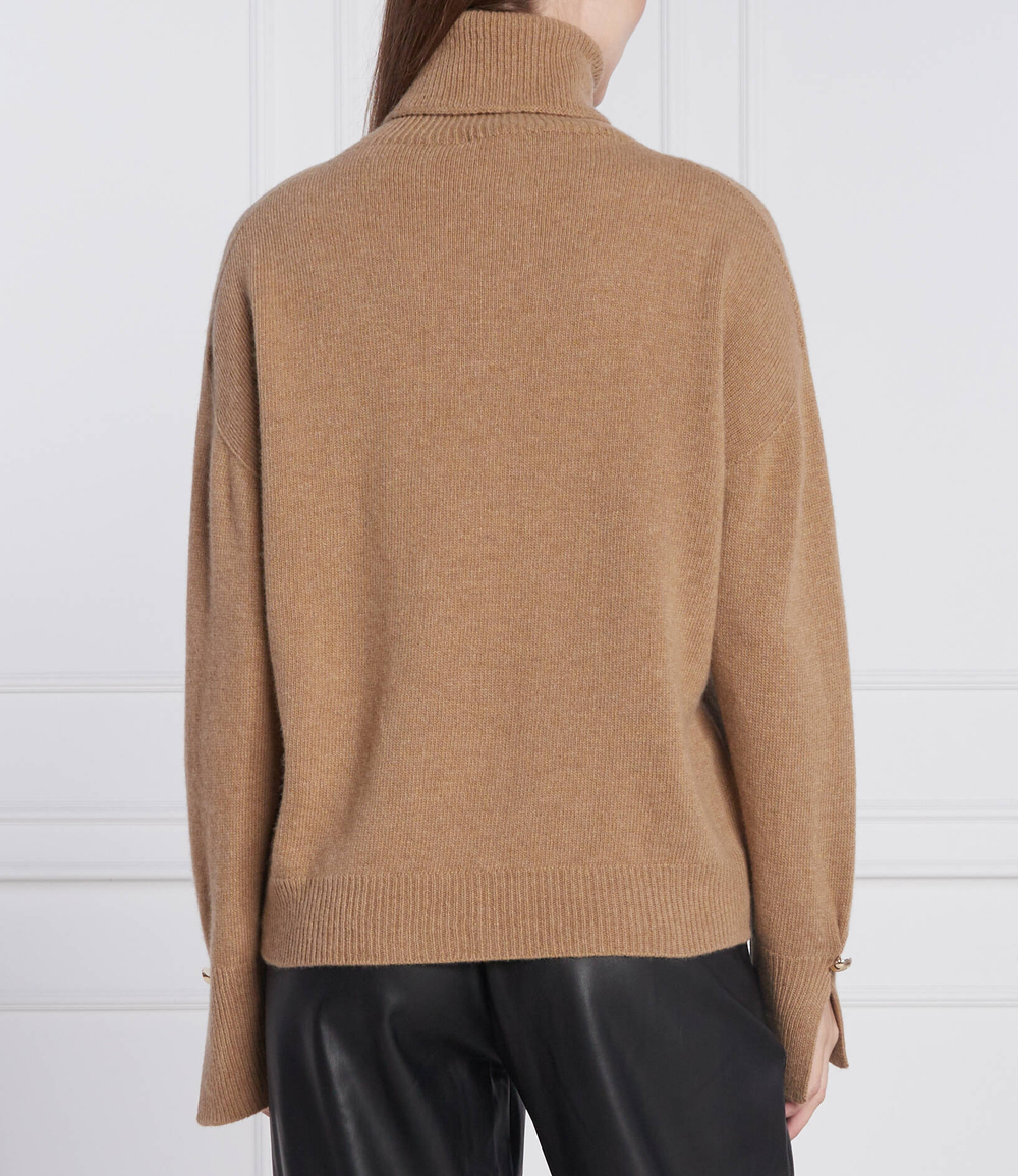 Хлопковый гольф Liu Jo - коричневый(CF2343 MA31N)