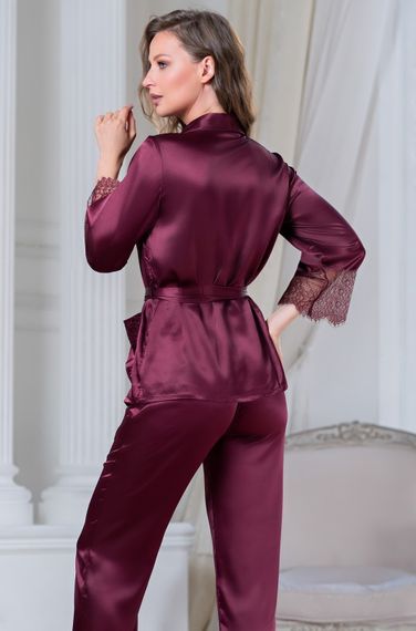 Шелковый брючный комплект 2 предмета ШЕРОН 3804