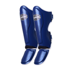 Защита голени LEADERS BL/WH ( кожа, синий/белый)