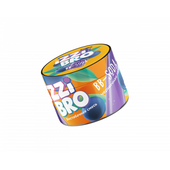 Бестабачная смесь IZZIBRO с ароматом Черничная газировка (BB-Soda), 50 гр