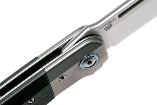 Складной нож MKM "CLAP" MKM/LS01 GT BK c клинком из стали Böhler M390 Microclean®, рукоять G10 / титан