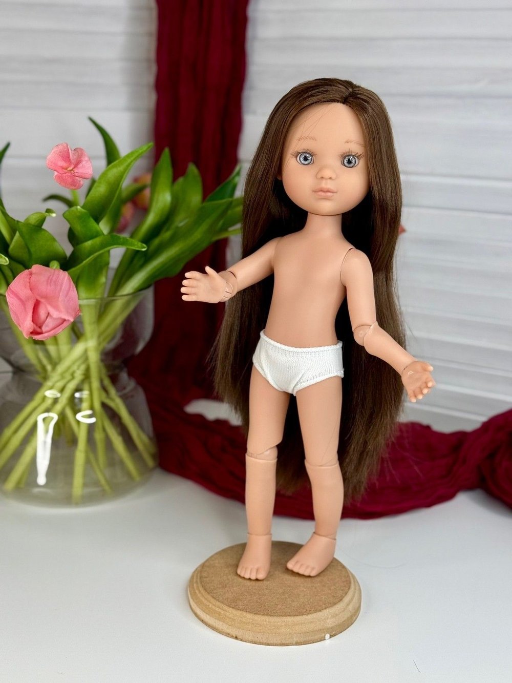 Кукла BERJUAN виниловая шарнирная 35см Ева (4820A6)