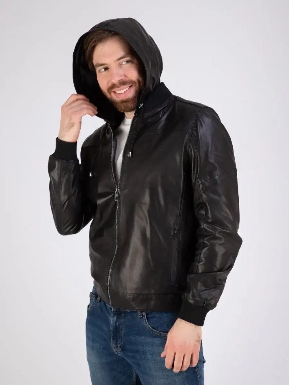 Куртка кожаная из натуральной кожи