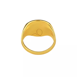 печатка «луна» с бриллиантом