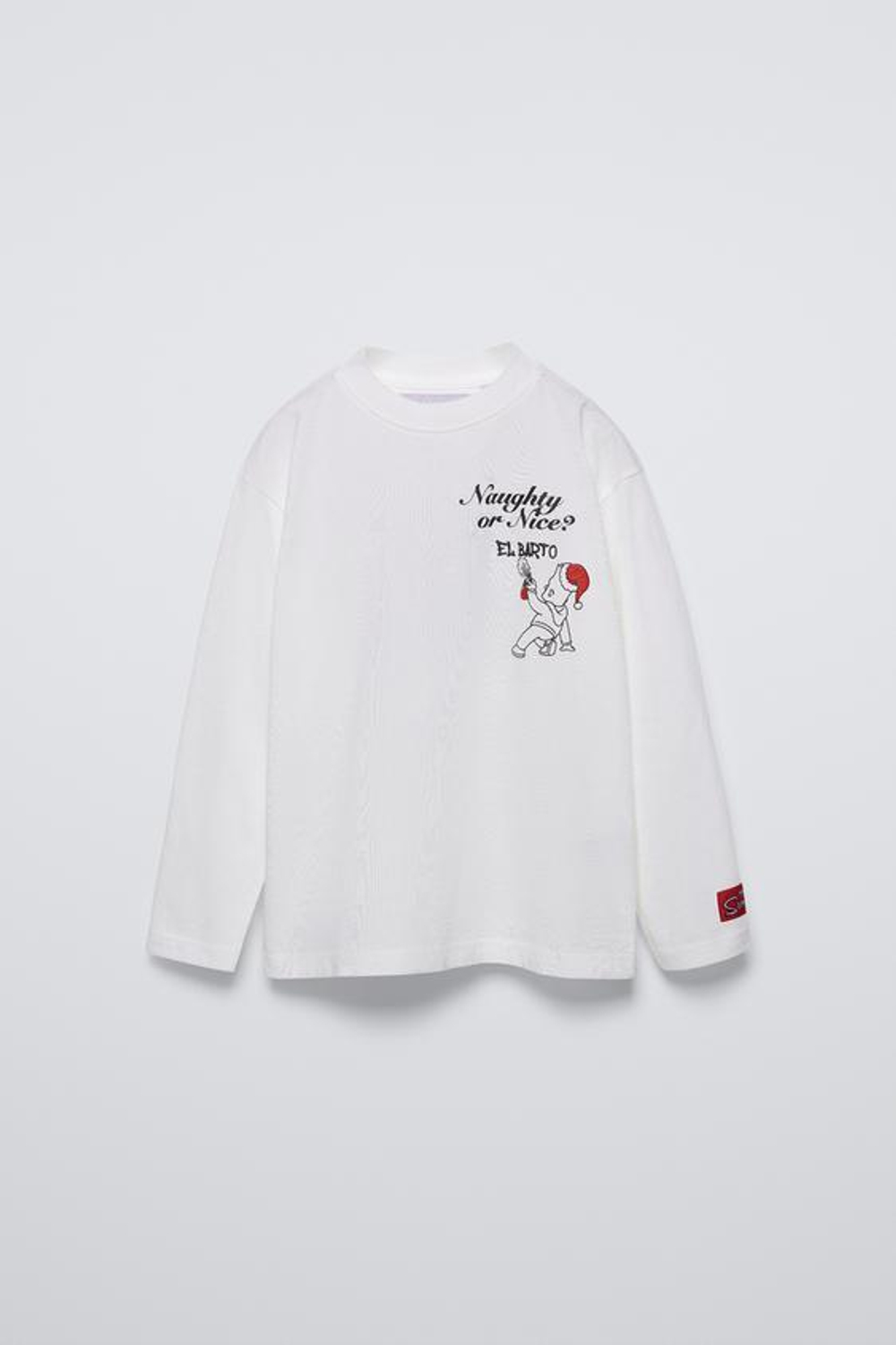 ZARA ЛОНГСЛИВ С ПРИНТОМ THE SIMPSONS ™ MATT GROENING, ЖЕЛТОВАТО-БЕЛЫЙ