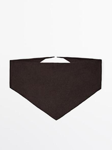 Massimo Dutti Бандана из 100% кашемира, коричневый