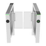ZKTeco Mars-S1011, скоростной турникет с распашными створками, контроллером и считывателями
