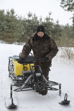 Мотобуксировщик РЫБАК PK 9 л.с. (короткая база 1230мм)