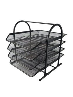 Лоток для бумаг А4 горизонтальный 4х секционный (БРP0024-461)