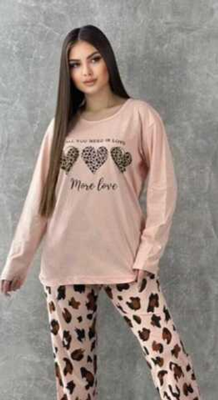 Пижама женская штаны+футболка дл/р ШФД0012 (норма)