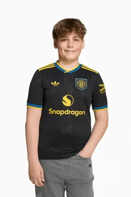 Футболка adidas Manchester United 25/26 3rd Junior - черный