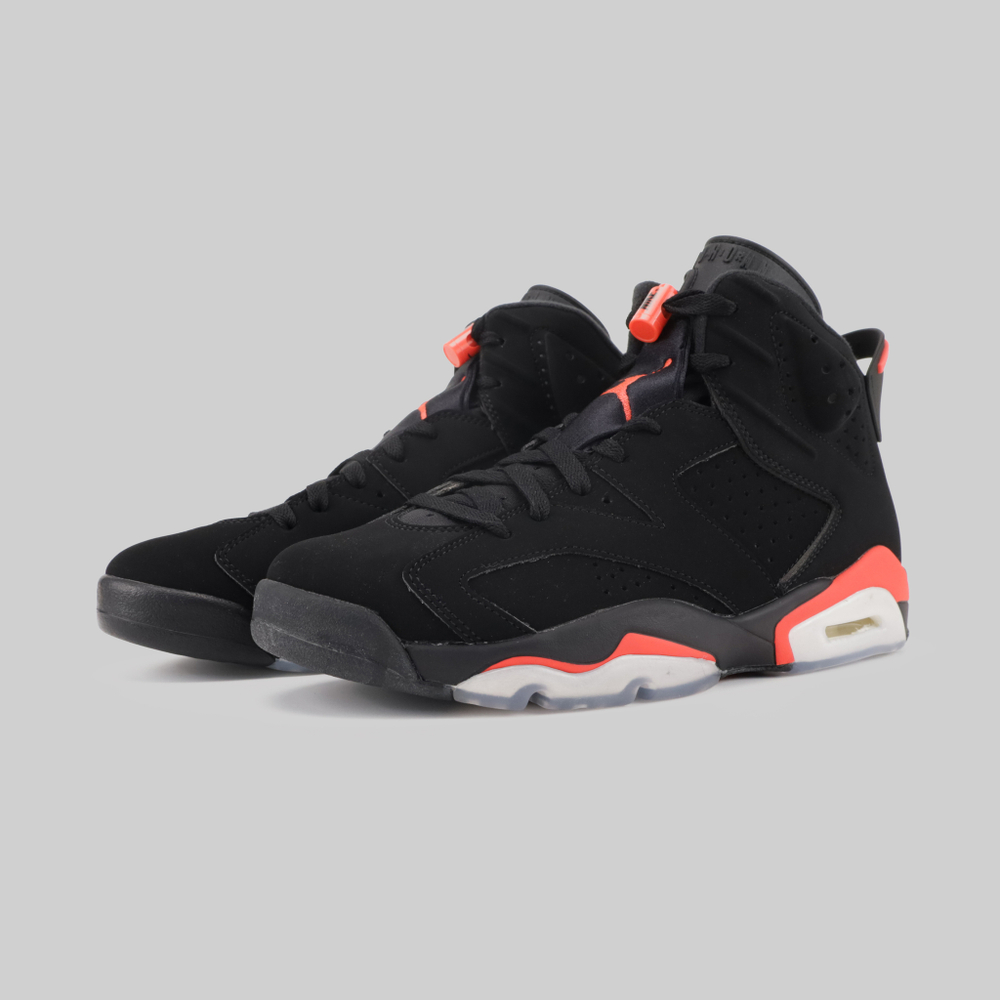 Кроссовки Jordan 6 Retro Black Infrared - купить в магазине Dice с бесплатной доставкой по России