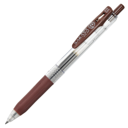 Ручка гелевая Zebra Sarasa Clip 0.5 Brown - коричневый