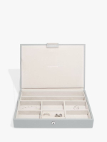 Органайзер для украшений Stackers Classic Box Lid (Blush Pink) (светло-серый / Pebble Grey)