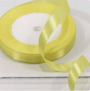 Лента атласная 1,2 см Кукурузная