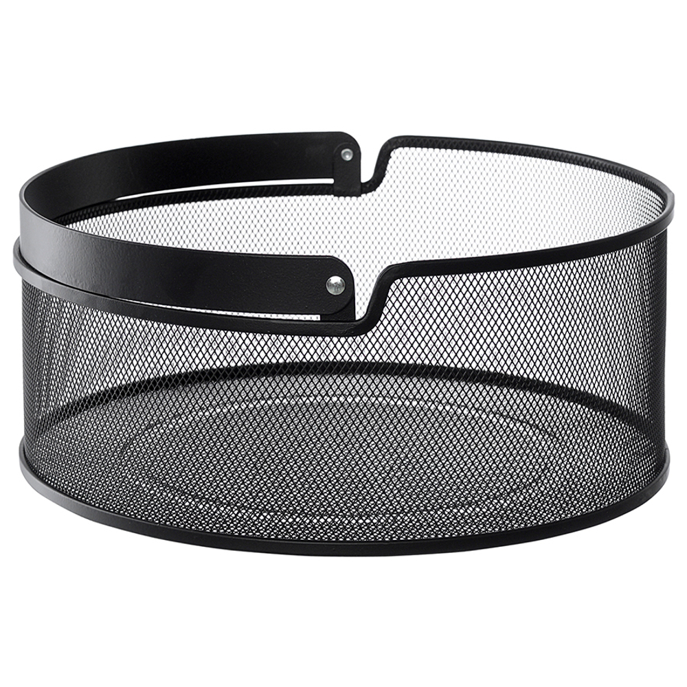 Корзина для хранения круглая ferrant, D30,2х12,8 см, черная