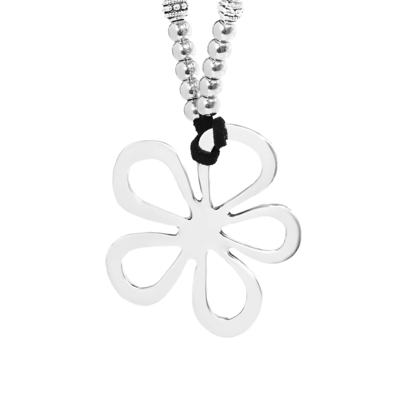 Колье Шнур с Ромашками