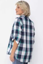 Рубашка Аланта (бело-синяя) Б14035-18М LT Collection
