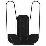 Подставка для книг и учебников BRAUBERG LINE+ металлическая черная европодвес (6 штук в упаковке)