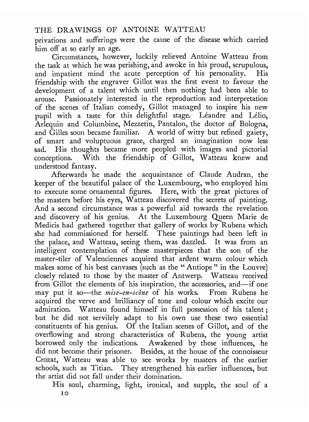 Drawings of Watteau | Octave Uzanne