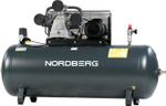 Компрессор поршневой с ременной передачей 380В, ресив. 500л, 1400л/мин NORDBERG NCP500/1400