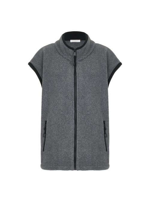 Жилет на молнии Grey,серый