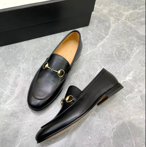 Мужские лоферы GUCCI Jordaan, чёрный