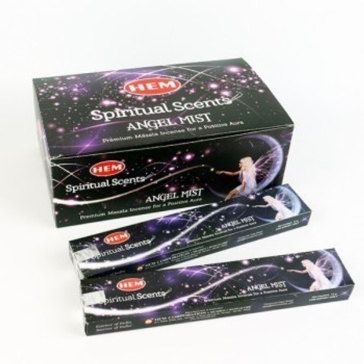 HEM Spiritual Scents Angel Mist Благовоние-масала Мистический Ангел (сандал, мирра, лотос), 15 г