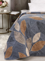 Покрывало на кровать, стеганое, поплин с размерами 215х220