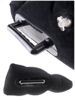 Надувная секс-подушка с ручками (Цвет: черный)