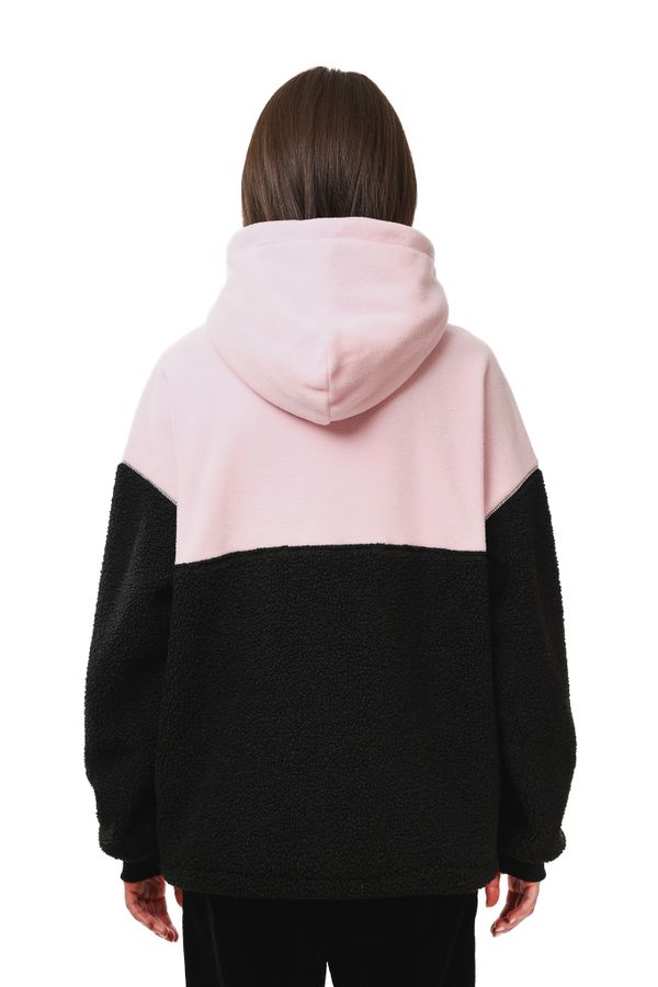 Худи Little Lamb черный/пурпурный - фото 3