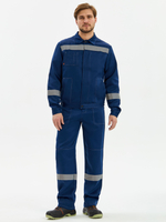 Костюм Лигор-1 СОП К. (тк.Смесовая,210) брюки, т.синий