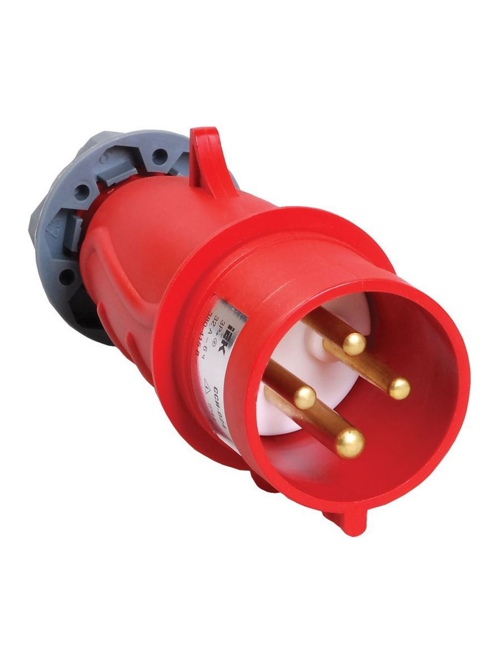 Вилка эл. каб. 32А 3P+PE 380В IP44 MAGNUM ССИ-024 IEK PSN02-032-4