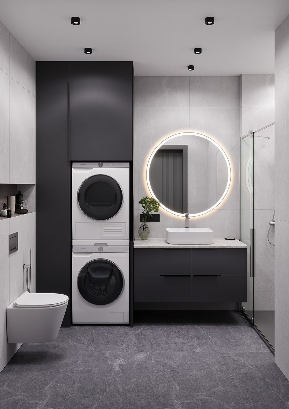 Staro Silk Alpine Nero Matt 60x120