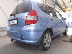 Фаркоп оцинкованный Galia H052C для Honda Jazz 2002-2008(паспорт и сертификат в комплекте)(без электрики)
