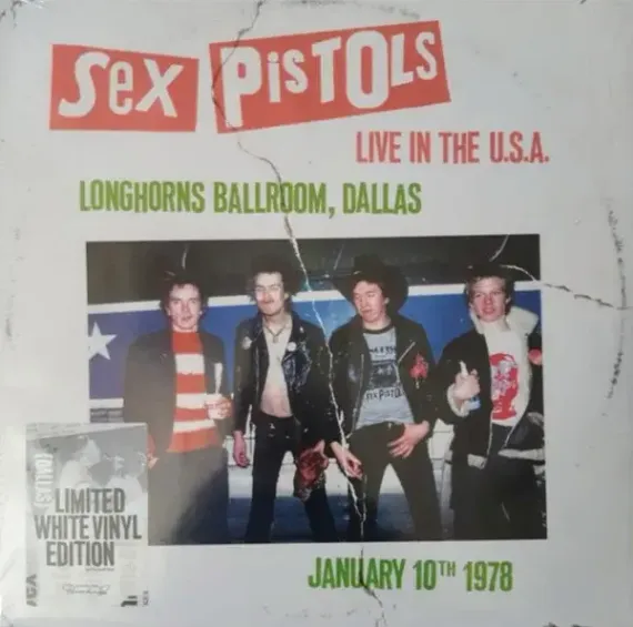 Sex Pistols – Live In The U.S.A - 1978 - White - LP