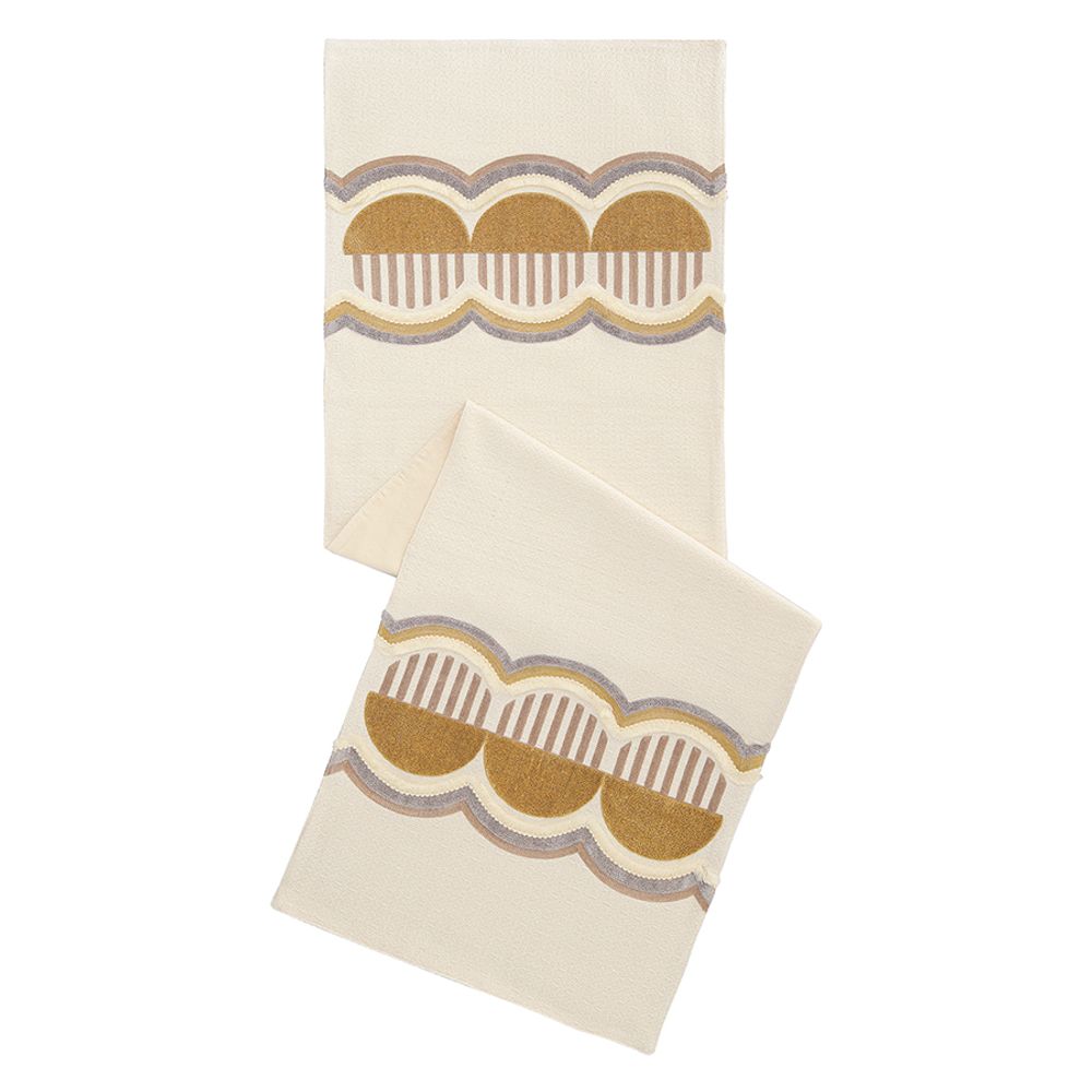 Дорожка на стол Chic beige из коллекции Essential, 45х150 см