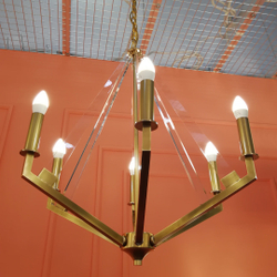 Люстра Cloyd LIMNOR C6 / Ø61 см - латунь (арт.10349)