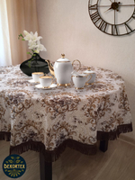 Гобеленовая скатерть Французский D 160 см