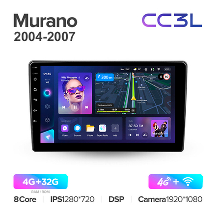 Teyes CC3L 9"для Nissan Murano 2004-2007